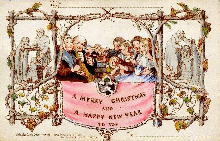 اولین کارت پستال‌های کریسمس (۱۸۴۳) (یک پزشک)