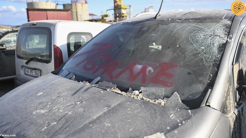 خودرو‌های نابود شده در زلزله ترکیه(فرارو)