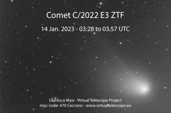 عبور ستاره دنباله‌دار نادر از کنار زمین