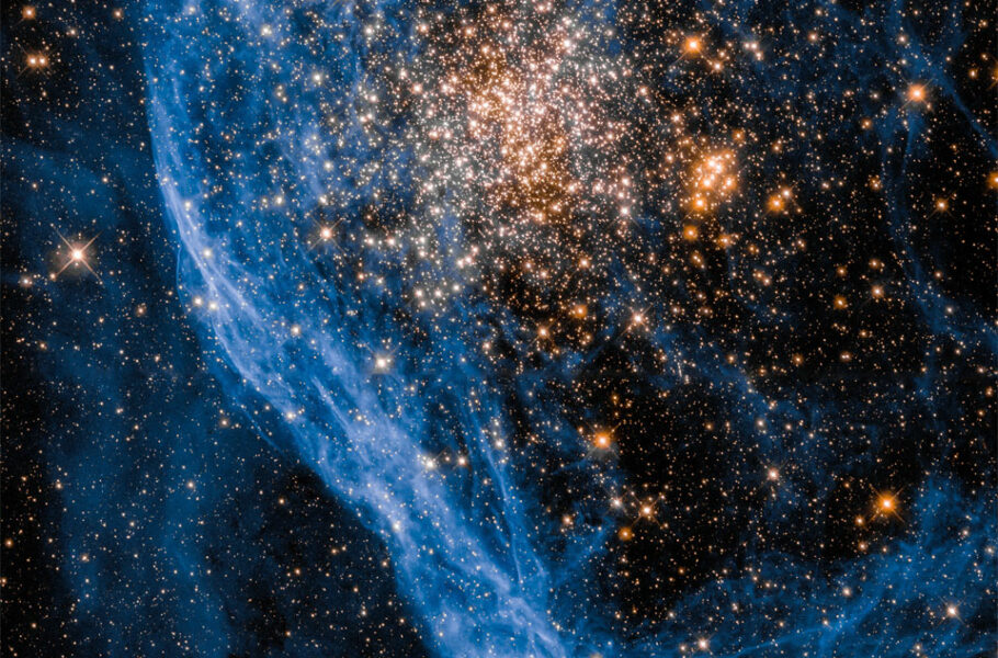 خوشه‌ ستاره‌ای در نزدیکی ابر ماژلانی بزرگ
