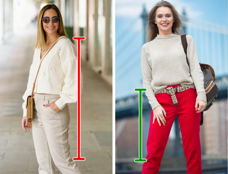 ۱۰ ترفند ساده و کاربردی در لباس پوشیدن برای اینکه قدتان را بلندتر نشان دهید