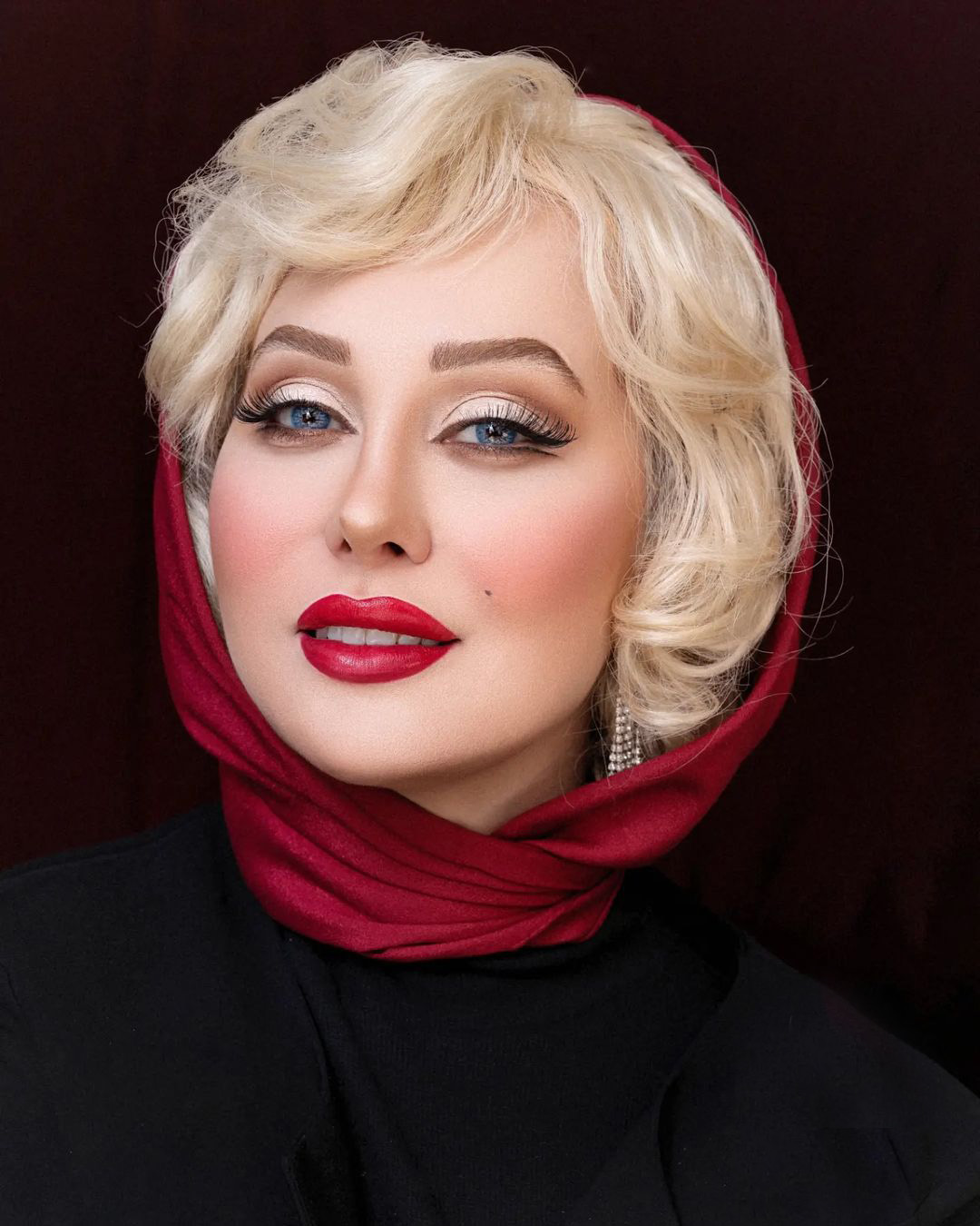 بازیگر زن ایرانی با این آرایش کپی مرلین مونرو شد