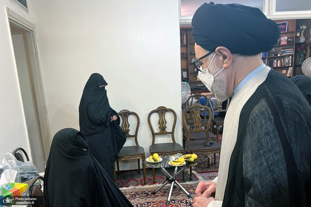 حضور محمد خاتمی در منزل مرحوم دعایی