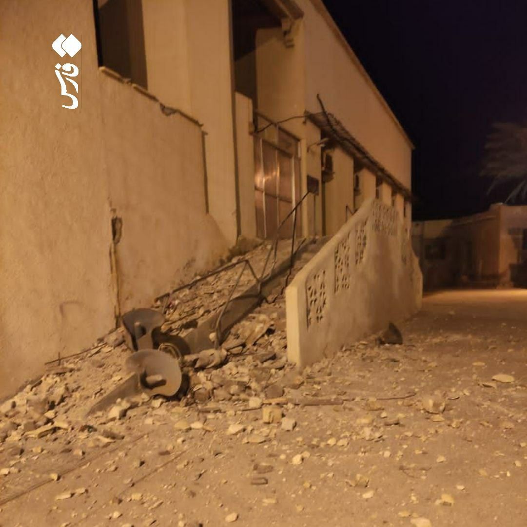 آسیب بادگیرهای تاریخی جزیره قشم بر اثر زمین‌لرزه