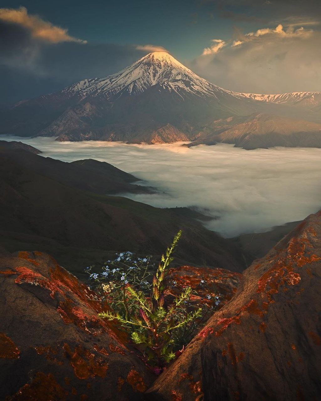 زیباترین تصویر از قله دماوند را ببینید