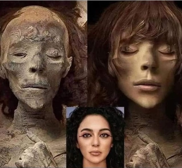 بازسازی چهره مادر فرعون از روی جسد مومیایی
