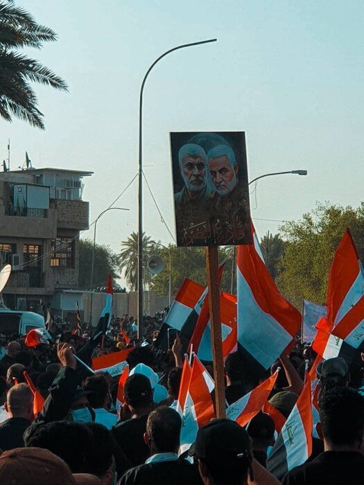 ماجرای جعل پرچم ایران در تظاهرات بغداد