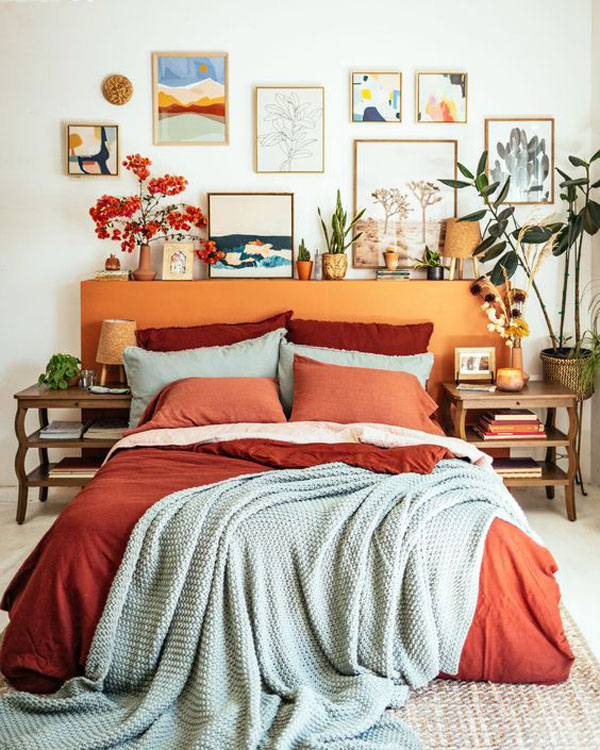 ۸ روش برای رنگی کردن اتاق خواب