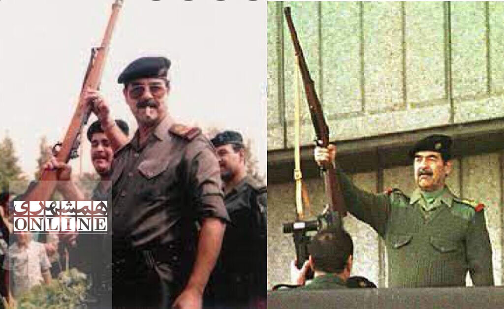 تصاویری از تفنگ محبوب صدام حسین در تهران