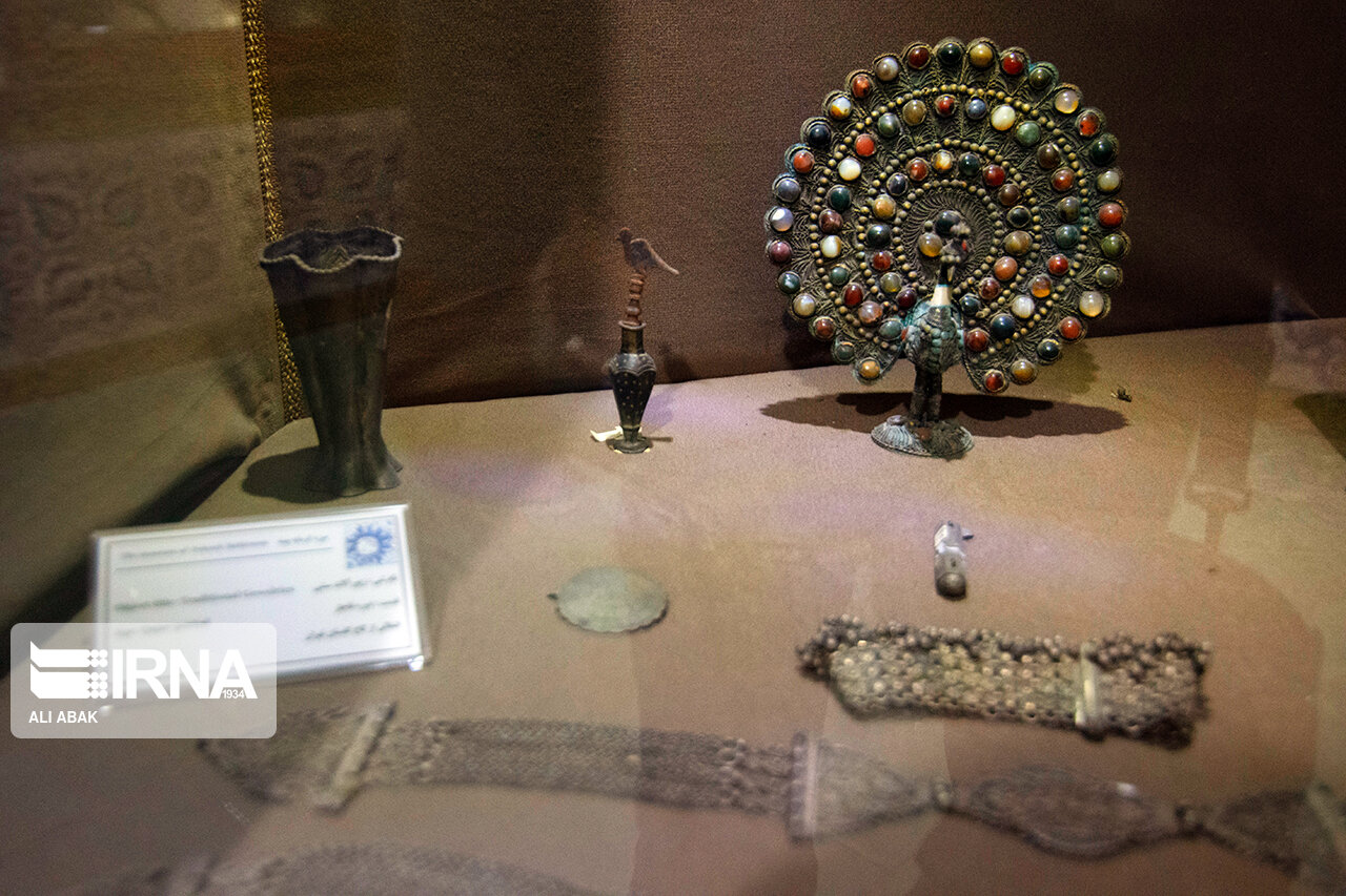 اسکلت 4000 ساله یک زن در موزه گرمابه پهنه سمنان