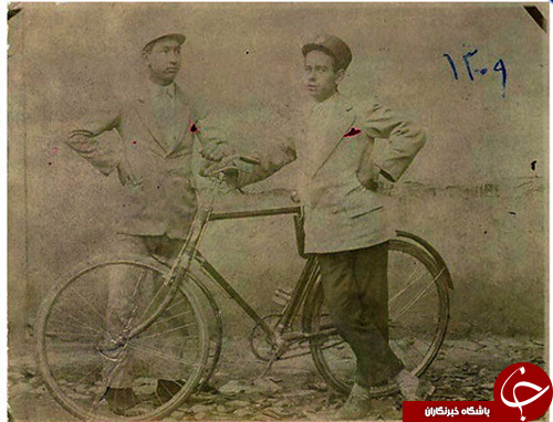 تصاویر جالب از اولین دوچرخه در تهران