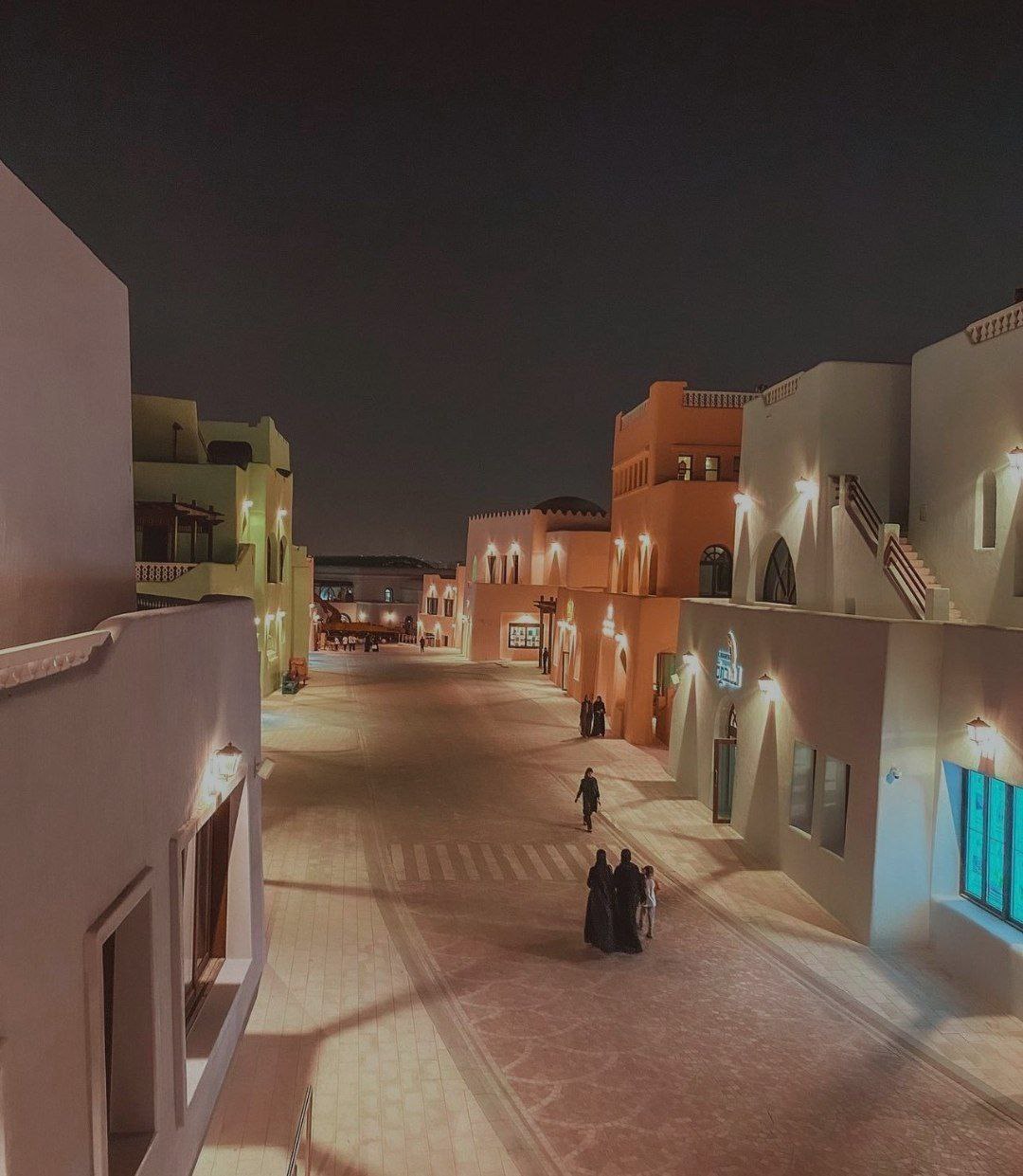 معماری زیبا و قدیمی خیابان های قطر