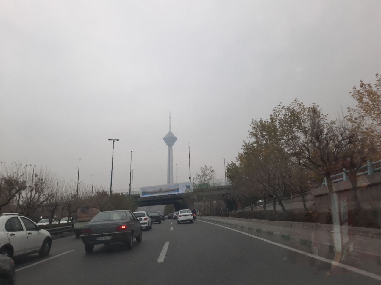 تصویری وحشتناک از آلودگی هوا در تهران