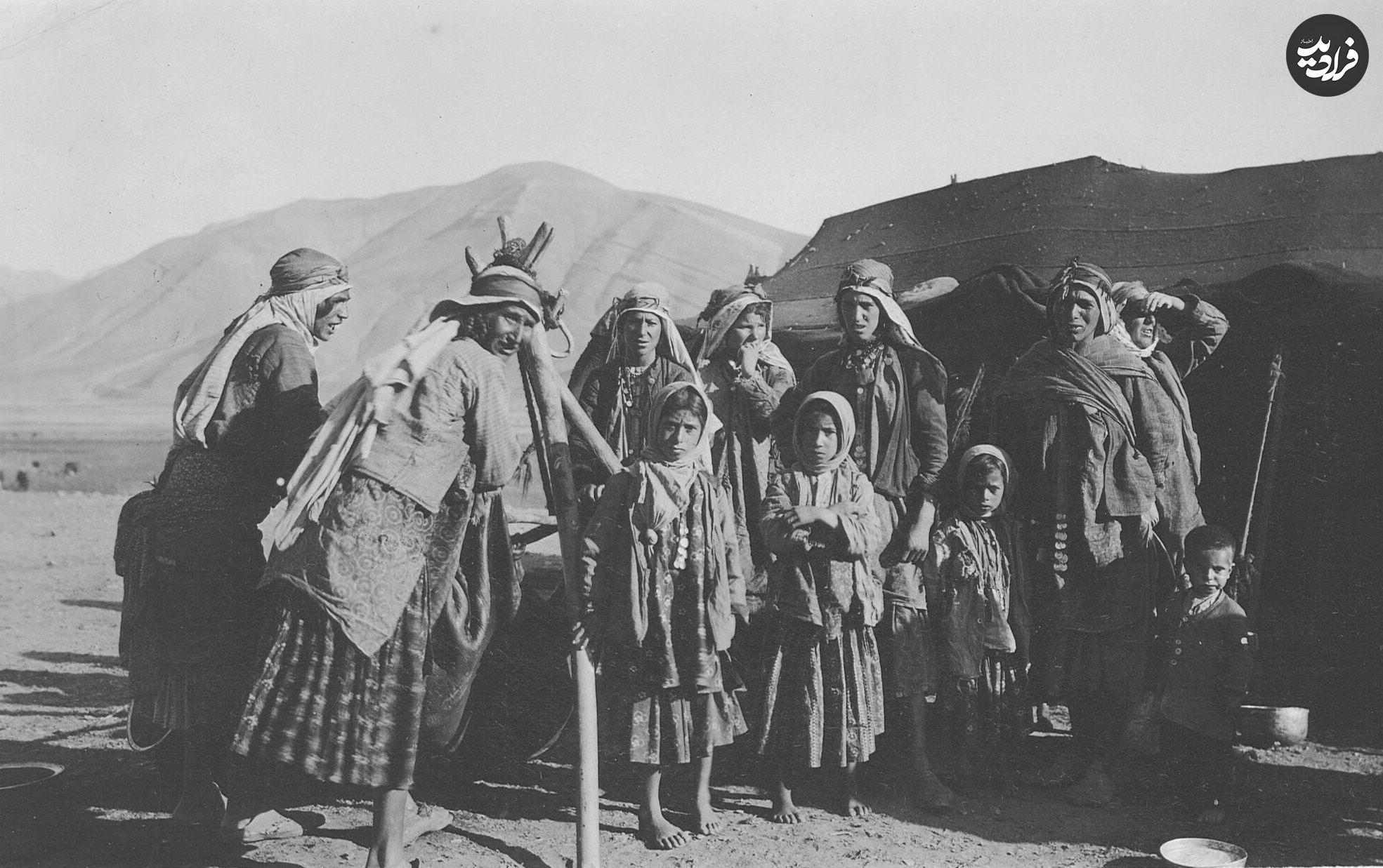عکسی از زنان ایل قشقایی در دوران قاجار