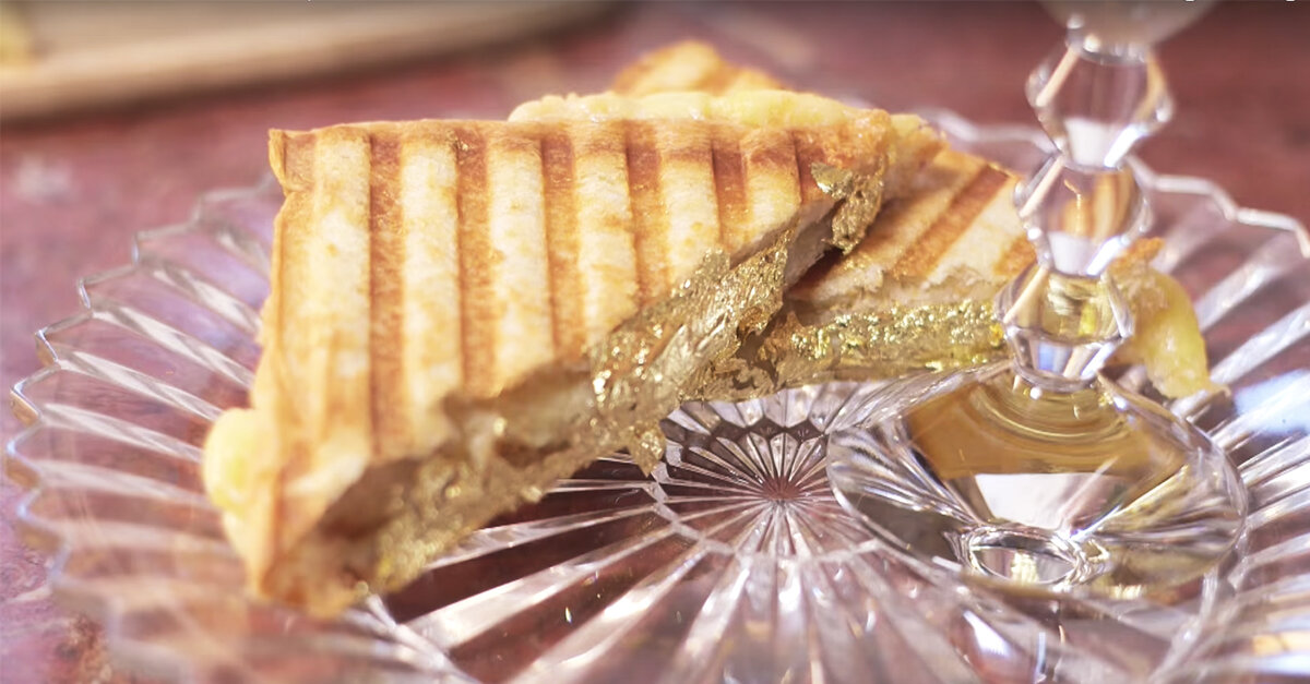 گران‌قیمت‌ترین ساندویچ جهان با طعم طلا!
