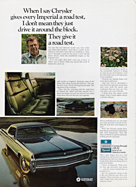 گالری- تصاویر تبلیغاتی خودروهای ایمپریال کرایسلر در سال‌های ۱۹۶۹ تا ۱۹۷۳ (یک پزشک)
