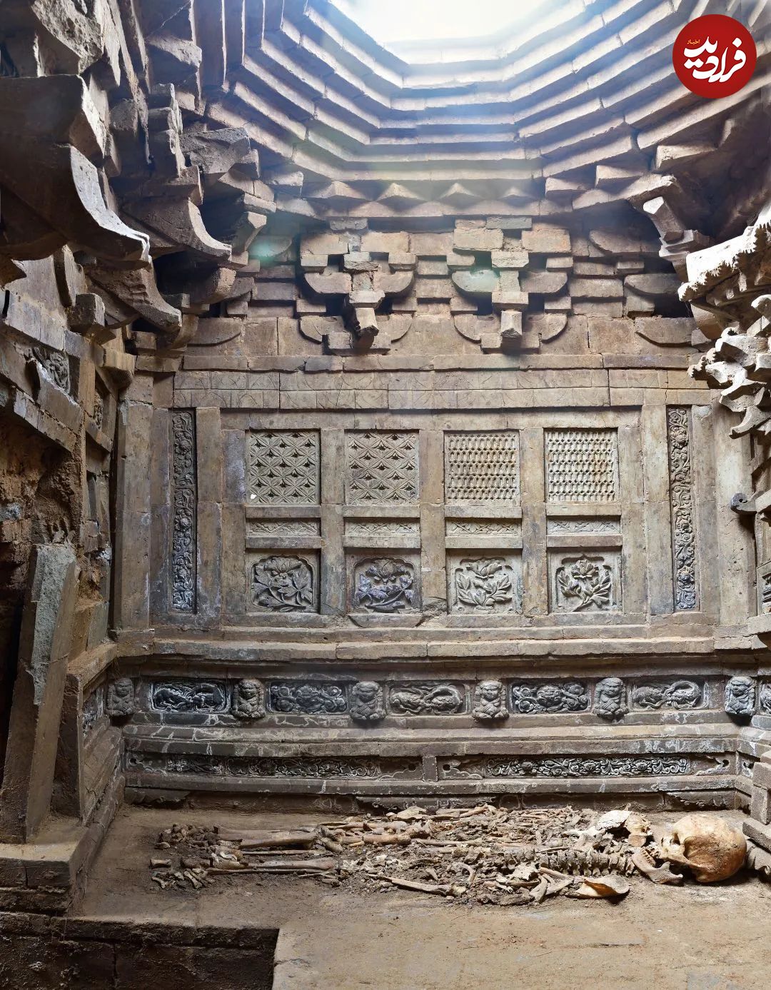 کشف یک مقبرۀ حیرت‌انگیز و قصرمانند در چین