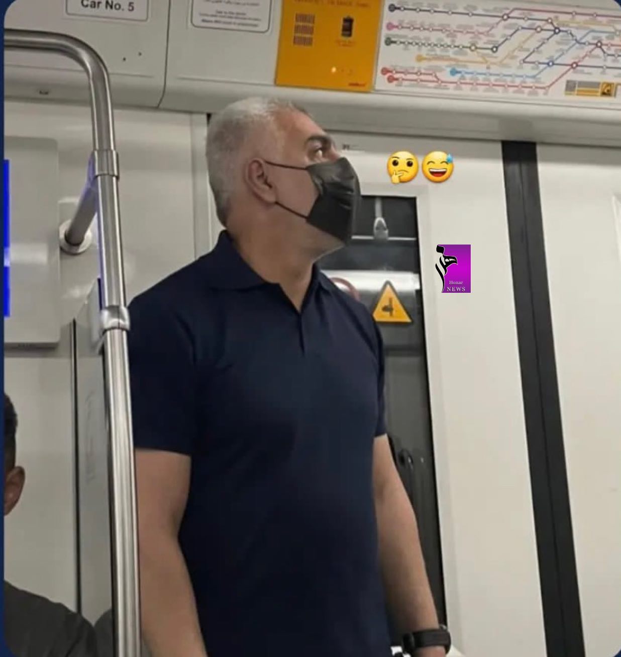 عکسی از یک مسافر خاصِ متروی تهران پربازدید شد