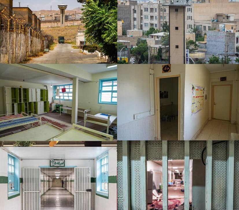 تصاویر سالن‌ها و اتاق‌های خالی زندان رجایی شهر
