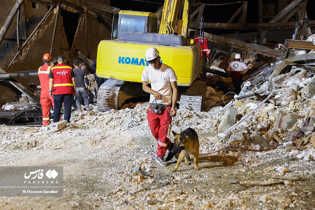 چند قاب غم‌انگیز از فاجعه ریزش سریالی پنج ساختمان در تهران